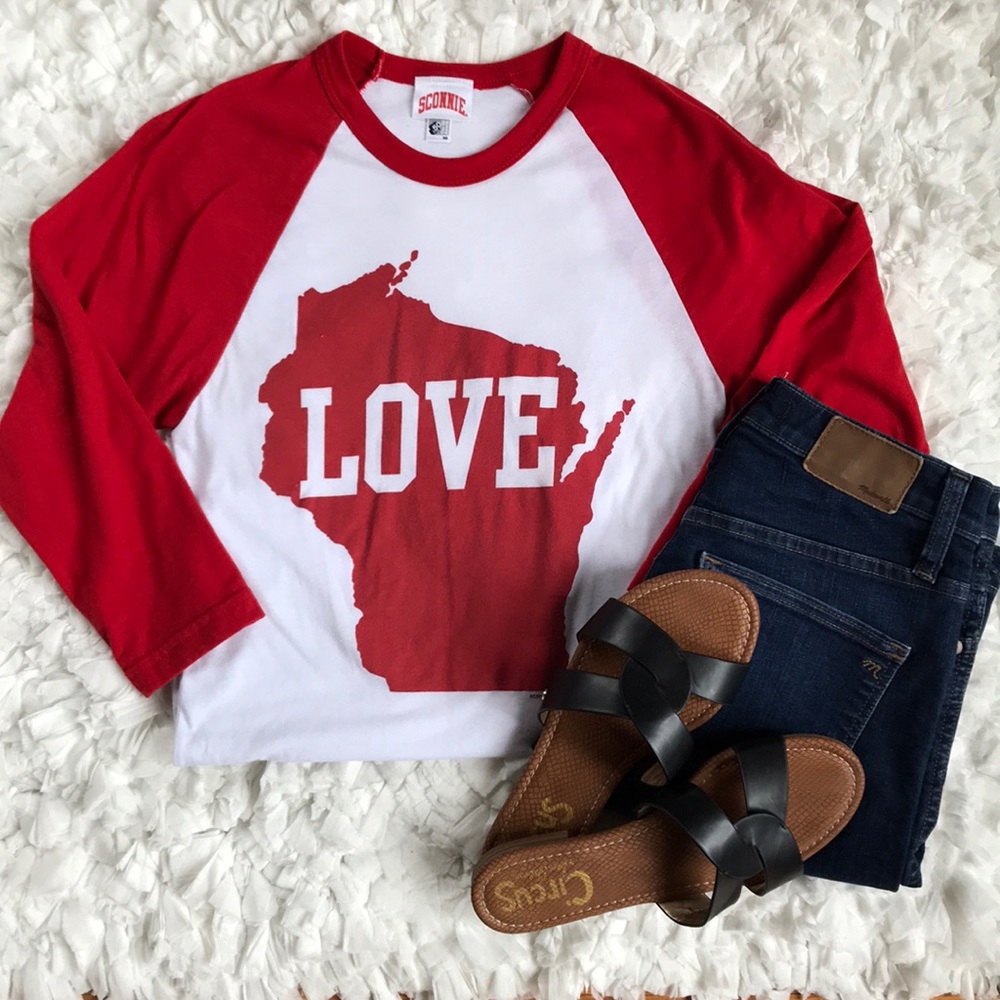 Sconnie Wisconsin Love Tee